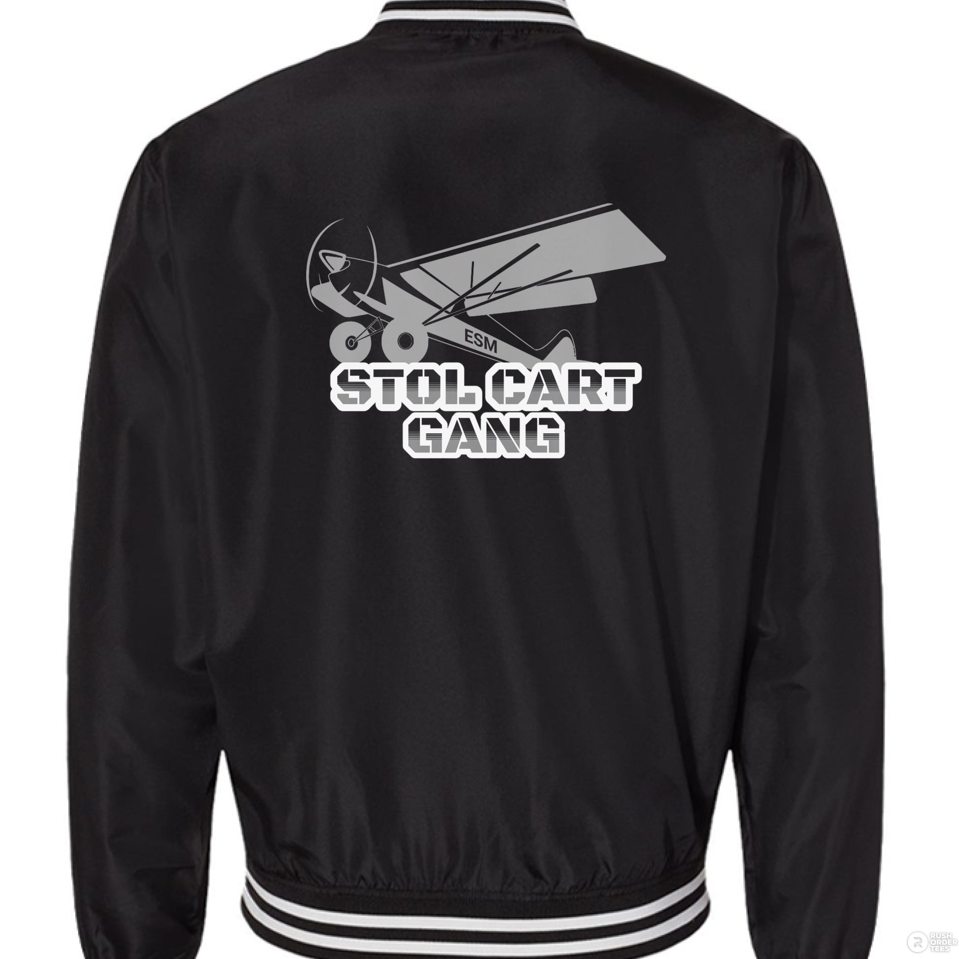 Black/ White Stripe - BACK